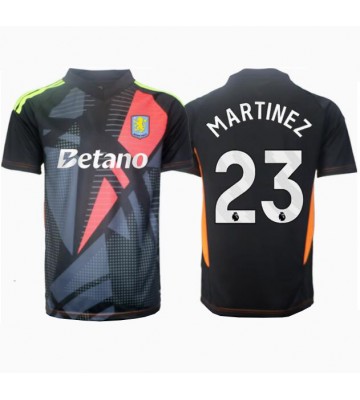 Aston Villa Emiliano Martinez #23 Målvakt Bortatröja 2024-25 Kortärmad